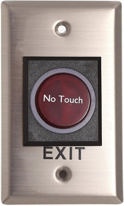 1 Door Access Control Board System 600lbs Electromagnetic Lock Infrared No Touch Exit Button RFID Keypad Reader 110~240V Power Supply Box USB Enroll Reader,Phone APP remotely Open Door