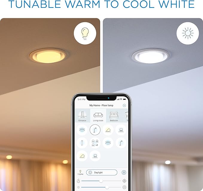 65W BR30 Medium Base Full Colour and Tunable White Smart LED Light Bulb