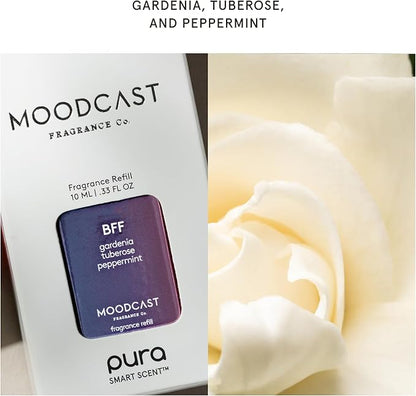 Pura & Moodcast Home Scent Refill - Smart Home Air Diffuser - Long-Lasting Premium Fragrance per Refill - Household Essential - Clean & Safe Diffuser Fragrance - 2 Pack, BFF