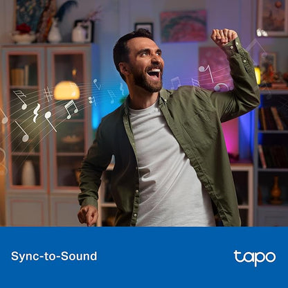 Tapo Smart 6-Inch Recessed Downlight Kit (4-Pack) - 1100 lm, 16M Colors, Tunable White 2700K-6500K, Ultra-Dim 1%, Matter-Compatible, Wi-Fi & Bluetooth Mesh - L730-6 KIT