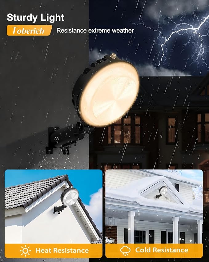 LED Barn Light 2Packs, 150W 20000LM Yard Area Lights Dusk to Dawn Outdoor Lighting with Photocell 3000K Warm White Adjustable Angle IP66 Waterproof Street Lights for Security/Farmhouse/Garage