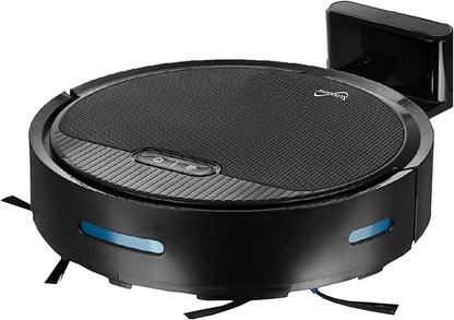 Supersonic SC-830SV Smart Robot Vacuum with Gyroscope Technology, WiFi & App Control, Alexa Compatibility, Quiet Clean, Multiple Modes, Anti-Collision, Ultra-Quiet Operation, HEPA Filter