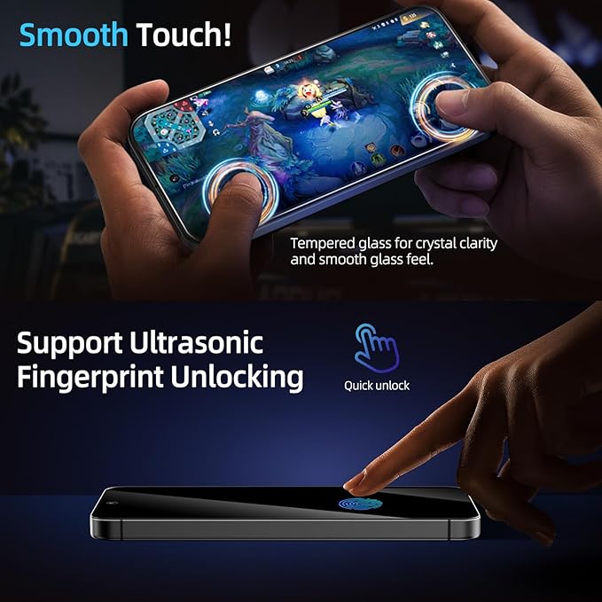 X-it for Samsung Galaxy S26 Plus Screen Protector HD Clear [Auto Alignment & Dust Removal],Bubble-Free & Self-Healing,[100% Ultrasonic Fingerprint ID] Easy Installation Full Coverage [Non-Glass] 2 Packs