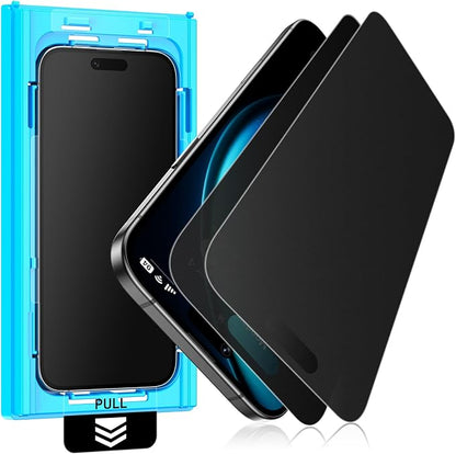 Mothca 2 Pack Matte Privacy Screen Protector for iPhone Air 6.5-inch [Auto Fit Box Dust-Free] Anti Spy Anti-Glare Anti-Fingerprint Full Coverage Tempered Glass, Smooth as Silk, Case Friendly
