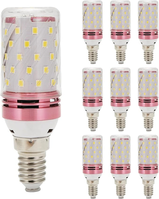 10Pcs E14 LED Corn Bulb 12W Corn Bulb Replace Lamps Small Screw-in Smart Efficient Bulb Warm Light
