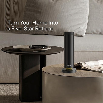 Tower Waterless Scent Diffuser, 2000 Sq Ft Coverage, Luxury Hotel Scent Oil Diffuser for Large Room, Home, Office, Hotel, Remote & App Control, Essential Oil Cold Air Machine, Onyx