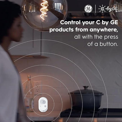 GE C by GE Starter Kit Battery-Powered Motion Sensor 60-Watt EQ A19 Soft White Smart LED Light Bulb
