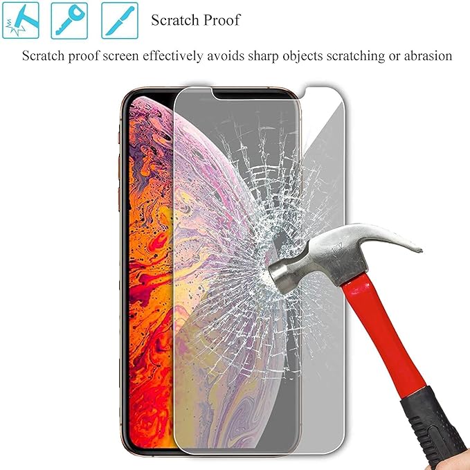 Ailun Privacy Screen Protector for iPhone 11 Pro Max/iPhone Xs Max [6.5 Inch] 2Pack Anti Spy Private Case Friendly Tempered Glass