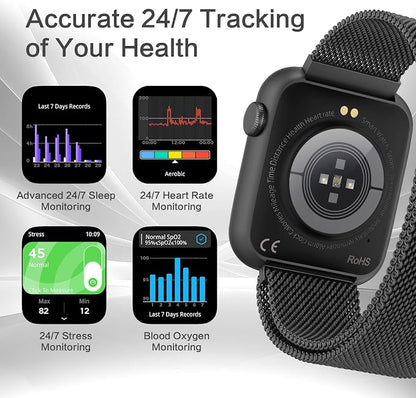 EarlySincere Smart Watch for Men 1.9" HD AMOLED AOD, DA GPT, AI Watch Face