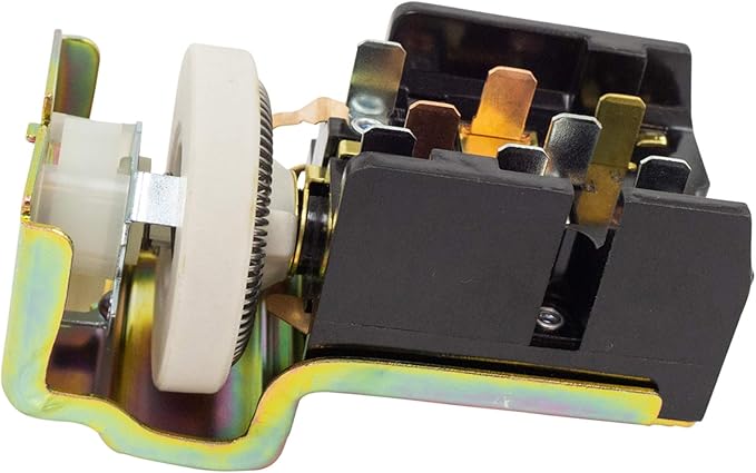TRQ 8 Terminal Plunger Style Headlight Switch Compatible with Mercury Ford Cougar Pickup F150