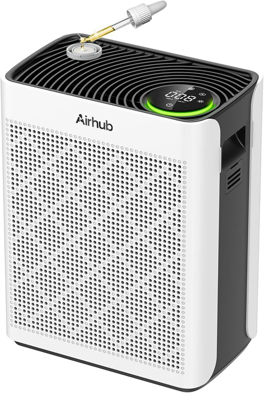 Air Purifiers for Home Large Room, AHAM Verified, HEPA Filter with Activated Carbon & Washable Pre-Filter, Quiet 20dB Sleep Mode, PM2.5 Air Quality Sensor, for Dust, Odor, Allergens & Pets