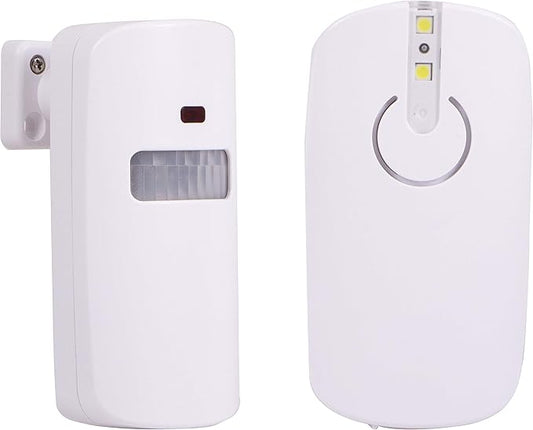 Power Gear Motion-Sensing Driveway Alarm, Battery Operated, Flashing LED Light, Wireless, Easy to Install, Home Protection, Indoor or Outdoor Security, Up to 25ft. Detection Range, 36014-S1