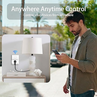 Pro Series Energy Monitoring Smart Plug Mini 15A, Smart Home Wi-Fi Outlet Compatible with Alexa, Google Home, No Hub Required, FCC & ETL Certified, 2.4G WiFi Only, 1-Pack