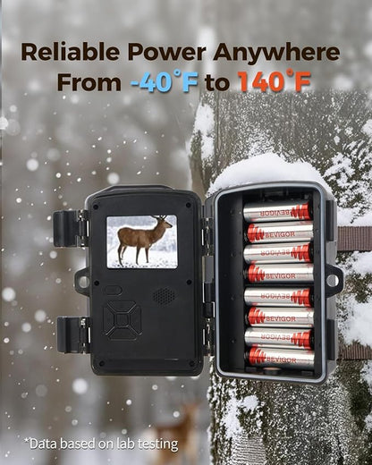 BEVIGOR Lithium Batteries AA, AA Battery 24Pack, 3000mAh Double A Battery, 1.5V Longer Lasting Lithium Iron AA Batteries for Flashlight, Toys, Remote Control【Non-Rechargeable】