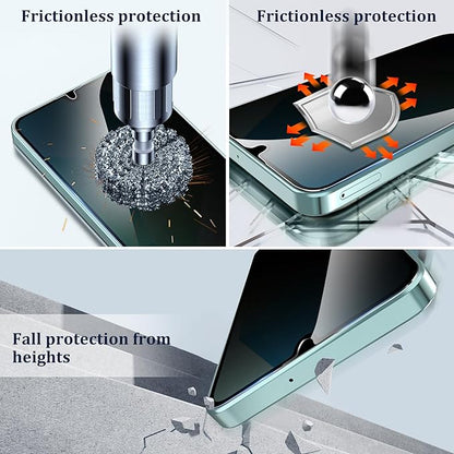 Asstar [2 Pack] Privacy Screen Protector for Samsung Galaxy A16 5G,9H Tempered Glass Privacy Samsung Galaxy A16 6.7" Privacy Screen Protector,Anti-Scratch Case Friendly Easy Install Accessories