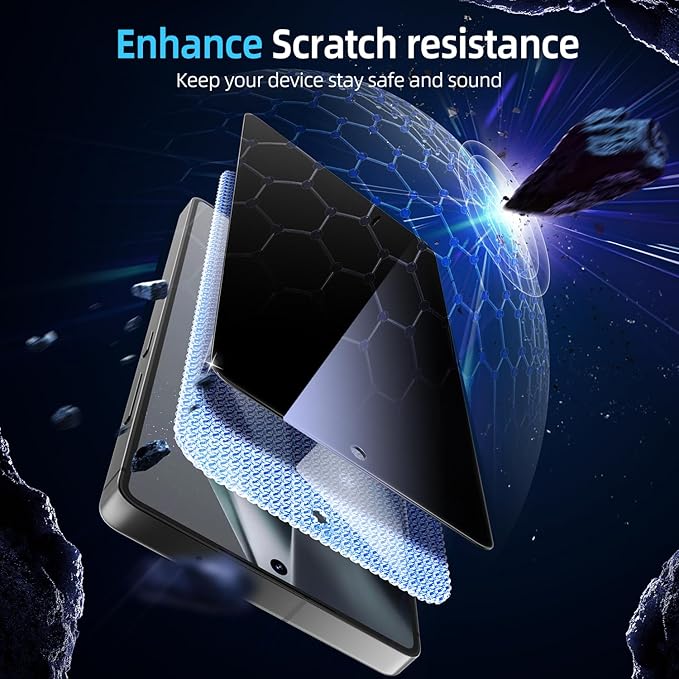 X-it for Samsung Galaxy S26 Screen Protector Privacy [Auto Alignment/Dust Removal],Bubble-Free,[100% Ultrasonic Fingerprint ID] Easy Installation Full Coverage Anti-Spy [Non-Glass] 2 Packs