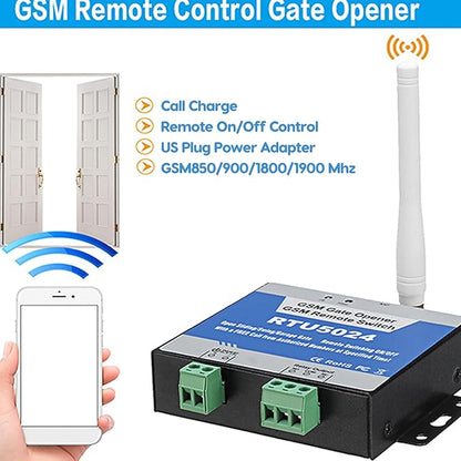 YOUTHINK GSM Remote Switch Controller, Wireless SMS Relay Switch 110-240V USA Plug, for Home Automation and Remote Appliance Control