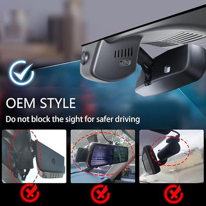 Mangoal Front 4K & Rear 1080p Dash Cam Custom fit for Mazda CX-50 2025 2026(Model B), UHD 2160P Video, Free App & WiFi, 128GB Card