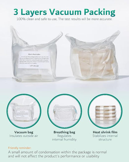 Mold Test Kit for Home, 8 Detection Tests for HVAC, Surfaces & Indoor Air | DIY Black Mold Detector, Free Lab Results Included, Step-by-Step ID Guide, Indoor Air Quality Test for Walls & Vents