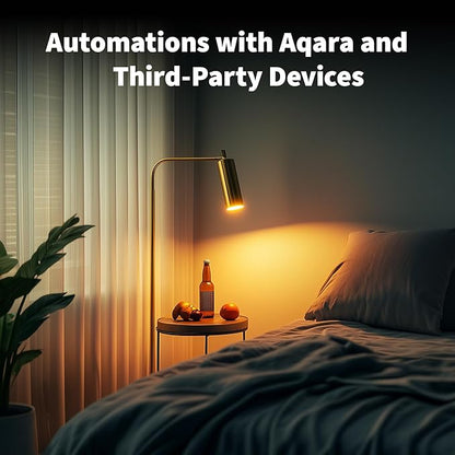 Aqara Thread/Zigbee Smart LED Light Bulb T2 GU10, Tunable White (2000K-9000K), RGB Color Changing Light Bulb with 16 Million Colors,Matter, Works with HomeKit, Alexa, Google