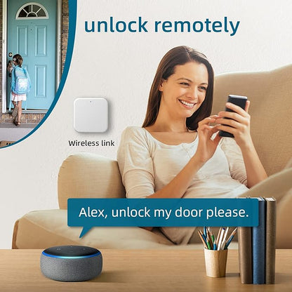 KUCACCI TTLock WiFi Gateway for Kucacci H15B T17 Smart Lock, Smart Bridging Hub Easy to Compatible with Alexa, Remotely Unlock Voice Control