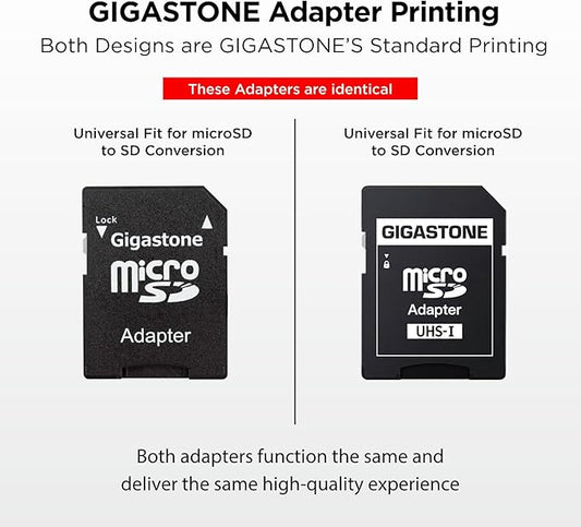 GIGASTONE 16GB Micro SD Card 2-Pack, FHD Video, Surveillance Security Cam Action Camera Drone, 85MB/s Micro SDHC UHS-I U1 Class 10