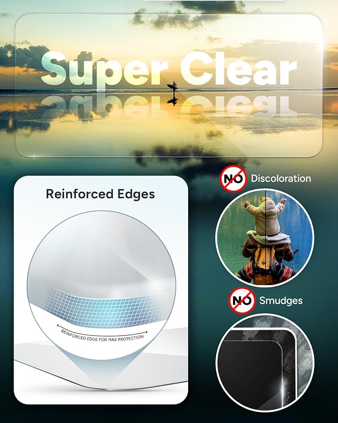 ZAGG Glass Elite Anti-Glare iPhone 15 Pro Max Screen Protector - 5X Stronger with Reinforced Edges, Scratch & Smudge-Resistant Surface, Matte Finish, InvisibleShield, Easy to Install