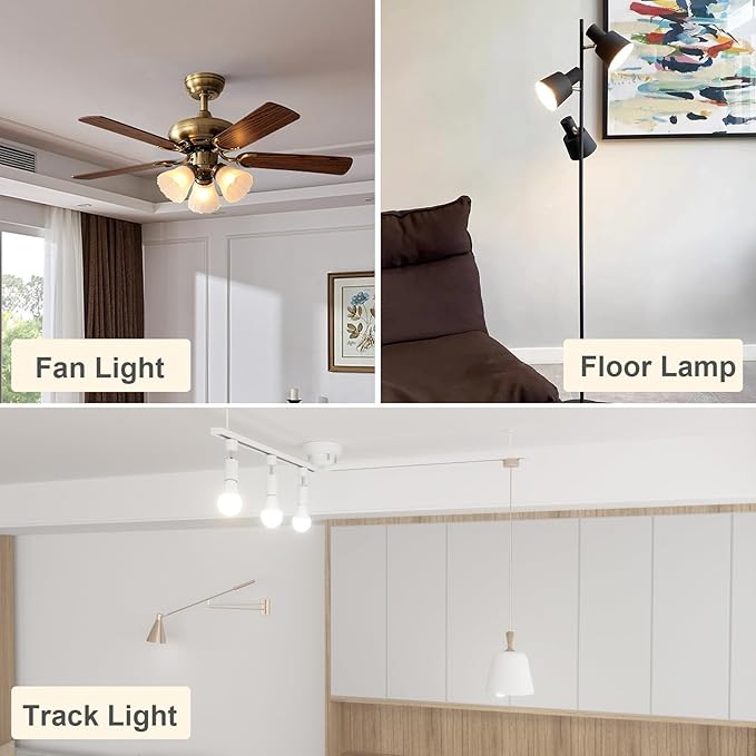ORALUCE Bluetooth Smart Light Bulb 60 Watt Equivalent, Dimmable 2700-6500K Lightbulbs E26 Base, A19 9W LED Light Bulbs for Lamp, Bedroom, 4 Pack (No WiFi Connection)