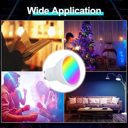 Garosa Smart Light Bulbs, 5W Bluetooth LED Bulbs, Color Changing,Smart Home for Decorating Living Home (Wi-Fi Type)