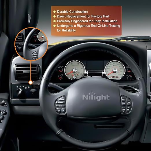 Nilight Turn Signal Switch Compatible with 1992 1993 1994 1995 1996 1997 Ford F150 F250 F350 Aerostar F Super Duty 1992-1996 Bronco 1992-1994 F53 F59 Windshield Wiper