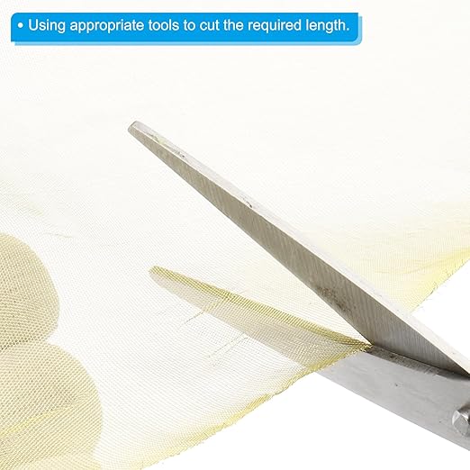 PATIKIL Brass Woven Wire Mesh Screen Roll 39x12, 2 Roll 100 Mesh Filter Metal Coarse Dense Gauze Mesh for Window Security Vent Cover Filtration Animals Fence, Yellow
