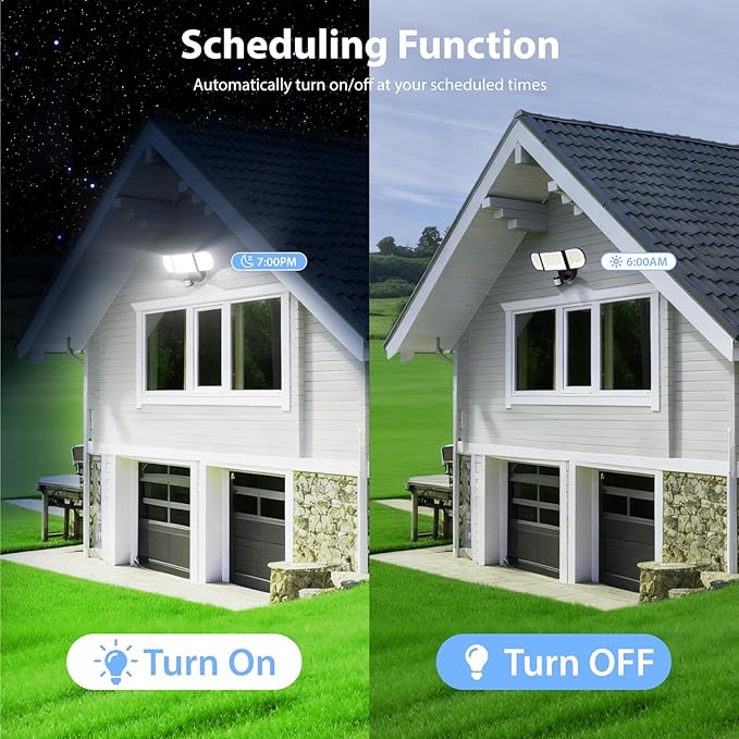 120W Smart Flood Light Outdoor, 12000lm Motion Sensor Outdoor Lights, WiFi Alexa Floodlight APP Control, 2700K-6500K Motion Lights for Outside, IP65 Waterproof LED Security Light, Black