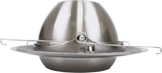 NICOR Lighting 6 inch Nickel Recessed Eyeball Trim Designed for 6 inch Housings (17506NK)