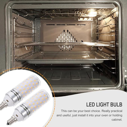VILLCASE 2-Pack E12 Base LED Light Bulbs, 16W Candelabra LED Light Bulb, 3000K, Replacement for Home Lighting Bedroom Lamp