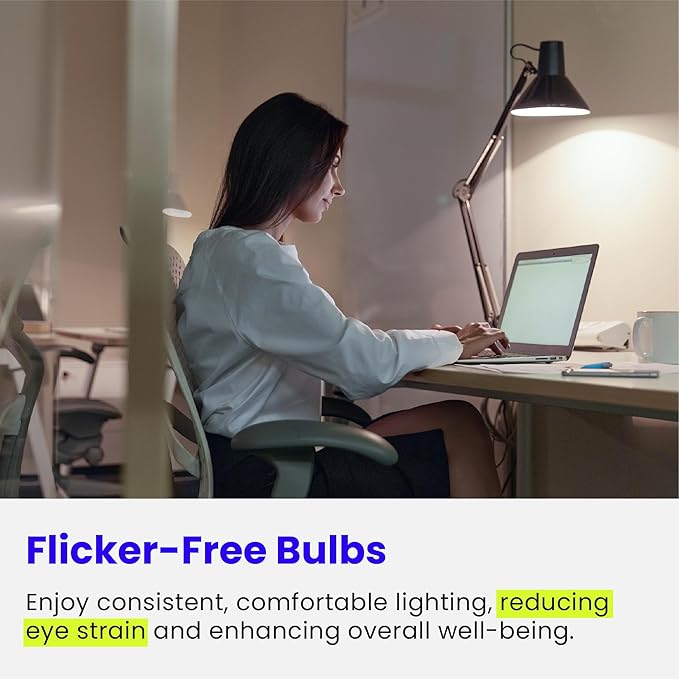 Feit Electric A19 LED Light Bulbs, 60W Equivalent, Non Dimmable, 800 Lumens, E26 Standard Base, 2700K Soft White, 80 CRI, 11,000-Hour Lifetime, General Purpose LED Bulb, A80083010KLED10/RP/4, 40 Pack