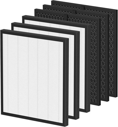 LV-PUR131 Replacement Filters for LEVOIT LV-PUR131 and LV-PUR131s Air Purifier Models, LV-PUR131-RF, 3 Set Filters