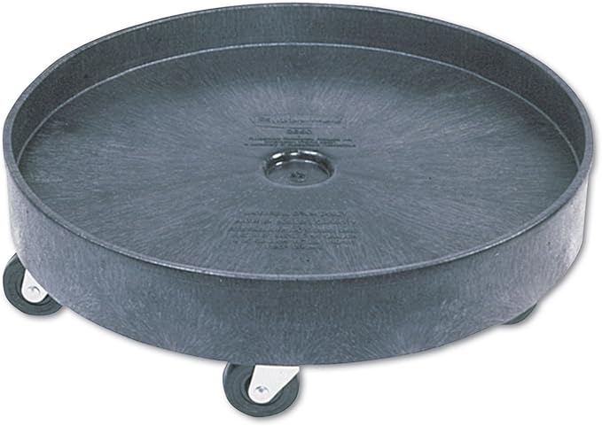 Rubbermaid Commercial Products FG265000BLA Universal Drum Dolly Black