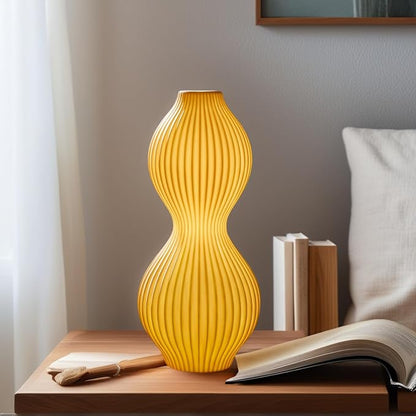 RONDURE Modern Ceramic Decorative Table Lamp Living Room Bedroom Bedside | Handcrafted Unique Warm Ambient Lighting Lamp, Accent White Translucent Ceramic shade, Fully Dimmable, Corded, Bulb Included