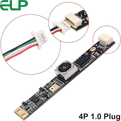 8mp Auto Focus USB Camera with Microphone Mini PC Camera for Computer 4K lightburn Camera for Laser Engraver Mini Strip Webcam Board CCTV USB Surveillance Camera for Raspberry Pi Laptop