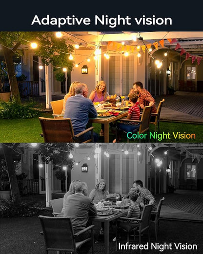 KKB 4G LTE Cellular Security Camera Magnetic, No WiFi Security Cameras Indoor Built-in SIM, 2K Wireless Outdoor Off-Grid Battery Camera Without Internet, AI Detection, Color Night Vision, 2-Way Audio