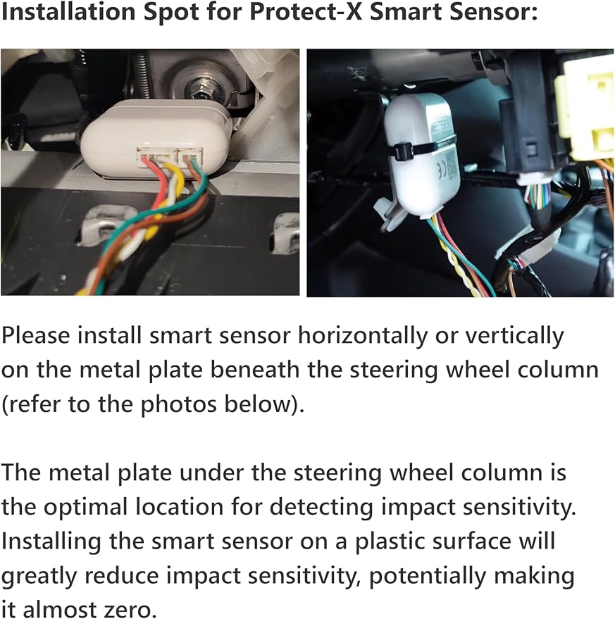 Protect-X, Fits for Camry 2026 2025 2024, with Valet Mode, Plug & Play Smart Sensor System, Anti-Theft for Wheels, Catalytic Converter, Window Breakage Protection & Power Window Controller