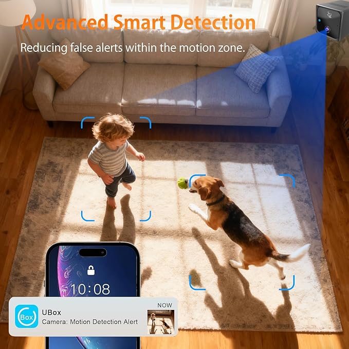 4G LTE Cellular Camera Wireless No WiFi Security Hidden Camera with 4G SIM Card, 20 Days Standby Battery, 4K HD Night Vision Car/Truck Spy Camera, Radar AI Motion Detection