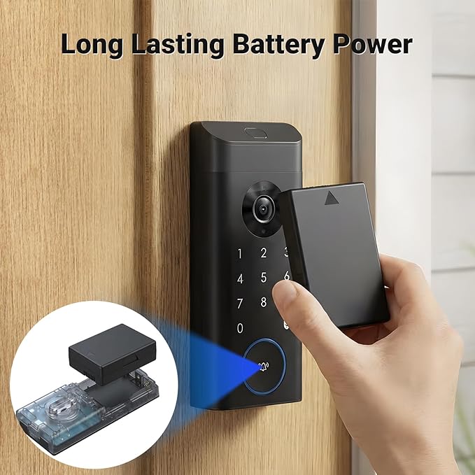 10500mAh High Capacity Rechargeable Li-ion Battery Pack for Eufy Security Devices Compatible with Video Doorbell Cameras S330 E330 S230 S220 S231 and Smart Door Locks T8790 T8520 T8531