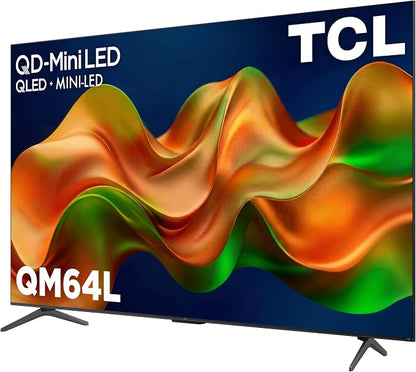 TCL 85 Inch Class QM64L Series | Mini LED QLED 4K HDR Smart Fire TV | 85QM64L, 2026 | 120Hz-144Hz High Brightness, Dolby Vision Atmos, Alexa+ Voice Remote AI Streaming Television | Amazon Exclusive