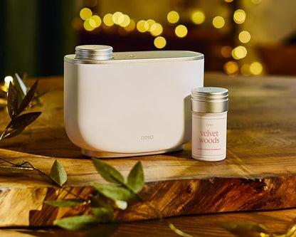 AERA Velvet Woods – Smart Home Fragrance Capsule Refill – Notes of Vanilla Orchid, Nutmeg & Sandalwood – Woody Fresh Essential Oil Scent – 25mL Capsule Size Fits Diffuser