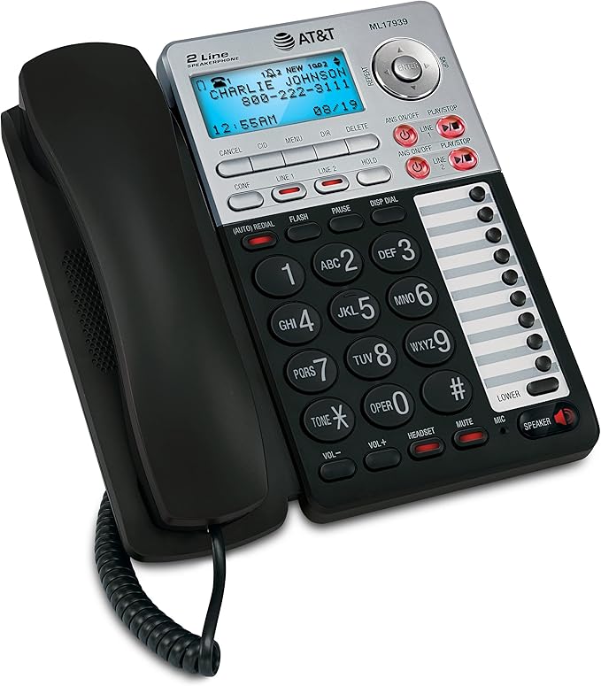 AT&T ML17939 2-Line Corded Telephone