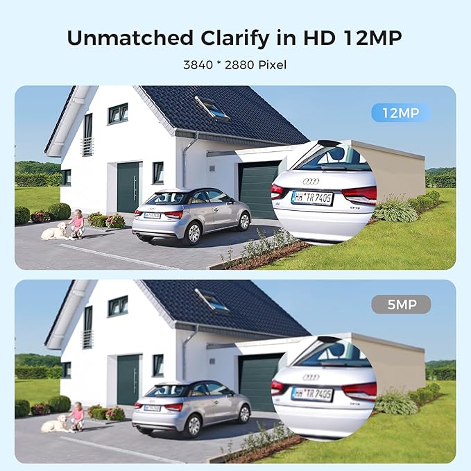 Hiseeu 12MP 16CH PoE NVR Network Video Recorder for Home Security Camera System, Work with 12MP/8MP/5MP/4MP/3MP/1080P PoE Security Camera, Motion Detect,24/7 Recording, Smart Playback, No Hard Drive