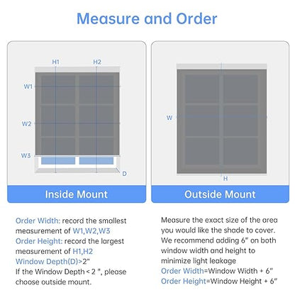 Motorized Blinds with Remote, Blackout Smart Blinds for Windows Motorized Shades, Automatic Window Shades Work with Alexa/Google/Apple Home for Bedroom Living Room, Custom Size (Coffee)