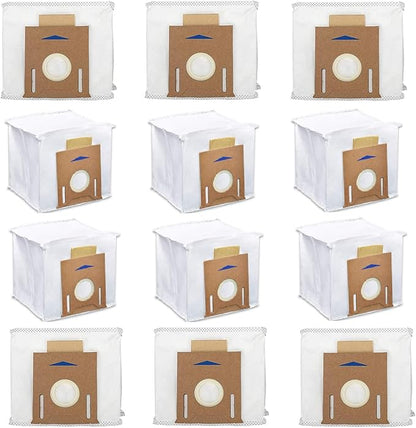 12 Pack Replacement Vacuum Filter Bags for Yeedi K781+, Ecovacs DEEBOT OZMO T8 AIVI T8 Max and Deebot N8 Pro+ Robot Vacuum Cleaner