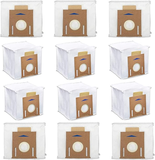 12 Pack Replacement Vacuum Filter Bags for Yeedi K781+, Ecovacs DEEBOT OZMO T8 AIVI T8 Max and Deebot N8 Pro+ Robot Vacuum Cleaner